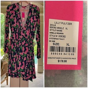 👗Sz XL/NWT
🌸Lilly Pulitzer Mirelle Wrap Romper
